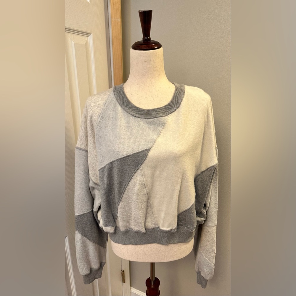 NWT Free People We The Free Grey Crewneck Sweater